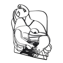 5.9 X 0.8 X 7.1" Inspired Figure Decoration Your Space with Cultural Charm 21940-41