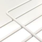 11X8.8X7.5" White 2 PK Metal Shelf Stackable Raised Display Stand Riser Storage 21940-50