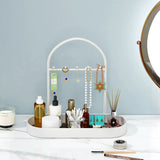 13X6X9" Jewelry Cosmetic Beauty Products Organizer Tray Hook Vanity Nightstand 21940-51