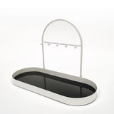 13X6X9" Jewelry Cosmetic Beauty Products Organizer Tray Hook Vanity Nightstand 21940-51