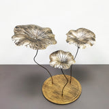 Locus Leaf Tabletop Art 14" Tall Bronze Finish Home Office Counter Lobby Décor 21940-61