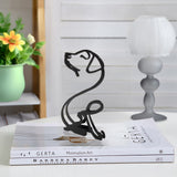 3.5X5.5X0.4" Graceful Metal Labrador Retriever Art Enhancing Modern Interiors 21940-71