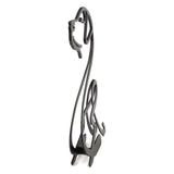 3.5X5.5X0.4" Graceful Metal Labrador Retriever Art Enhancing Modern Interiors 21940-71