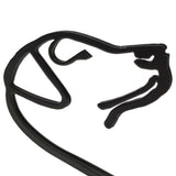 3.5X5.5X0.4" Graceful Metal Labrador Retriever Art Enhancing Modern Interiors 21940-71