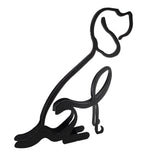 5.1X5.5X0.4" Graceful Metal Beagle Art Modern Interiors with Elegance 21940-74