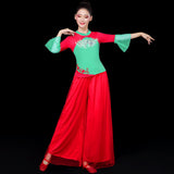 Chinese Traditional Folk dance-Dongbei Yangge Practice/Peformance Costume Dress 21949