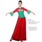 Chinese Traditional Folk dance-Dongbei Yangge Practice/Peformance Costume Dress 21949