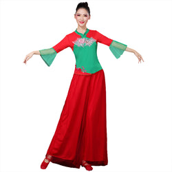 Chinese Traditional Folk dance-Dongbei Yangge Practice/Peformance Costume Dress 21949