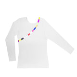 Long Sleeve Tibetan Dance Dress Top Shirt White  21951