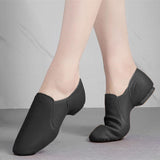 American Size 7 Black Dance Shoes 9X3.9X3.2" Easy Slip On Jazz Shoe Dancing Shoe 21982