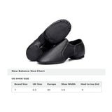 American Size 7 Black Dance Shoes 9X3.9X3.2" Easy Slip On Jazz Shoe Dancing Shoe 21982