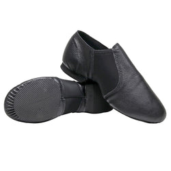 American Size 7 Black Dance Shoes 9X3.9X3.2" Easy Slip On Jazz Shoe Dancing Shoe 21982