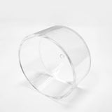 Acrylic Round Display w/ a Hole Transparent Cylinder Riser Stands Clear Vase 21993