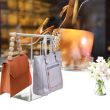 Display Stand T Shaped Adjustable Height Jewelry/Scarf/Handbag Metal Bag Holder 21995