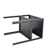 Metal 2-Tier Shelf Nightstand 14X11X17" Sturdy Riser 50 lbs Capacity End Table 22003