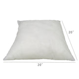 2PK 20X20 Inch Throw Pillows Insert LightweightSoft Polypropylene Cotton Square 22006-2PK