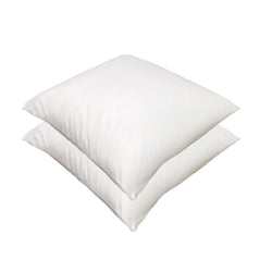 2PK 20 X 20 Inch Throw Pillows Insert with Grey Cover Lightweight Bed and Sofa 22006+22007-2PK