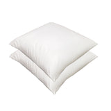 2PK 20 X 20 Inch Throw Pillows Insert with Grey Cover Lightweight Bed and Sofa 22006+22007-2PK