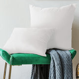 2PK 19X19 Inch Baby Fleece Pillowcase Gray Soft Soild Square Throw Pillow Cover 22007-2PK