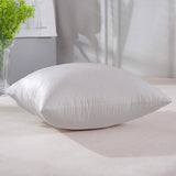 19X19 Inch Baby Fleece Pillowcase Gray Soft Soild Square Throw Pillow Cover 22007