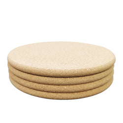 4PK 7.1X0.4" Round Cork Placemats Kitchen Natural Non-Slip Trivet Heat Table 22012