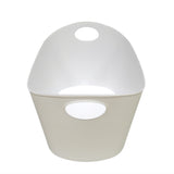 2PK 30L Laundry Basket w/ Handles White Plastic Multi-functional Storage Basket 22013-2PK
