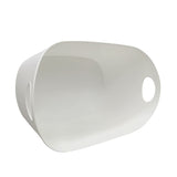 2PK 30L Laundry Basket w/ Handles White Plastic Multi-functional Storage Basket 22013-2PK