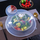 11.4 Inch Microwave Splatter Cover Clear for Food with Adjustable Steam Vents 22015