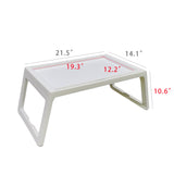 Foldable Bed Tray Table Desk Laptop Portable Breakfast Serving Notebook 21X14X10 22016