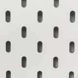 Pegboard Wall Organizer Panels 22X22X0.2" White Pegboard Wall Mount Tool Storage 22018
