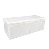 2-Cell Compartment Organier Bin White Cloth Storage Box Basket Container Divider 22019