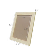 4PK 5X7"7X5 Natural Wood Photo Frame Picture Acrylic Lenase Sign Menu Holder 22020-5x7