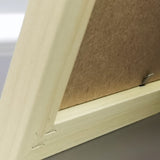 4PK 5X7"7X5 Natural Wood Photo Frame Picture Acrylic Lenase Sign Menu Holder 22020-5x7