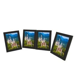 4PK 8X10" 10X8 Natural Wood Photo Frame Picture Acrylic Lenase Sign Menu Holder 22020-8x10