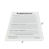 25 Sheets Suggestion Cards 4 X 6 Inchs Black comment Cards Suggestion Slips 22024