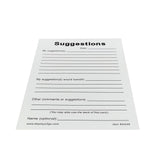 25 Sheets Suggestion Cards 4 X 6 Inchs Black comment Cards Suggestion Slips 22024