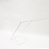 Laundry Drying Rack with Gullwings White Metal Air Dry Folding Stand 22027