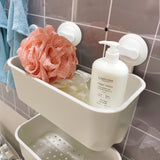 Glass Window Tile Wallmount Organizer Suction Cup Bathroom & Kitchen 9X3.8X3 22042