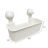 Glass Window Tile Wallmount Organizer Suction Cup Bathroom & Kitchen 9X3.8X3 22042