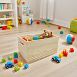11.8L X 7.9W X 6H Solid Wood Durable Open Desktop Crate Storage Box Organizer 22043