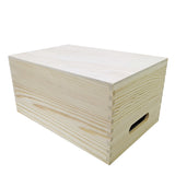 11.8L X 7.9W X 6H Solid Wood Durable Open Desktop Crate Storage Box Organizer 22043