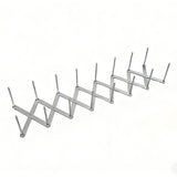 Adjustable Stainless Steel Plate Storage Rack, Space-saving Pot Lid Holder 22045