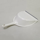 Dust Pan and Brush Set Handheld Broom & Dustpan Snap-On White Grey Cleaning 22046