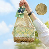 3 PK Cotton Mesh Grocery Bags Reusable Lightweight String Shopping Bags 22049-3PK