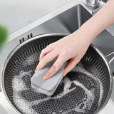 4.2 X 2.7 X 1.4” Dual-Sided Sponge Scrubber Kitchen Cleaning Scouring Pad 22051