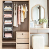 5 Shelf Hanging Closet Organizer 10.24 X 10.24 X 39.46¡± Linen Storage Shelves 22052