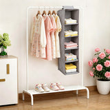 5 Shelf Hanging Closet Organizer 10.24 X 10.24 X 39.46¡± Linen Storage Shelves 22052
