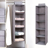 5 Shelf Hanging Closet Organizer 10.24 X 10.24 X 39.46¡± Linen Storage Shelves 22052