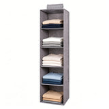 5 Shelf Hanging Closet Organizer 10.24 X 10.24 X 39.46¡± Linen Storage Shelves 22052