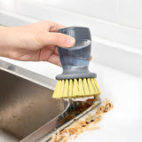 Soap Dispensing Dish Brush Refillable Kitchen Scrubber 2.76  x 4.53  22056